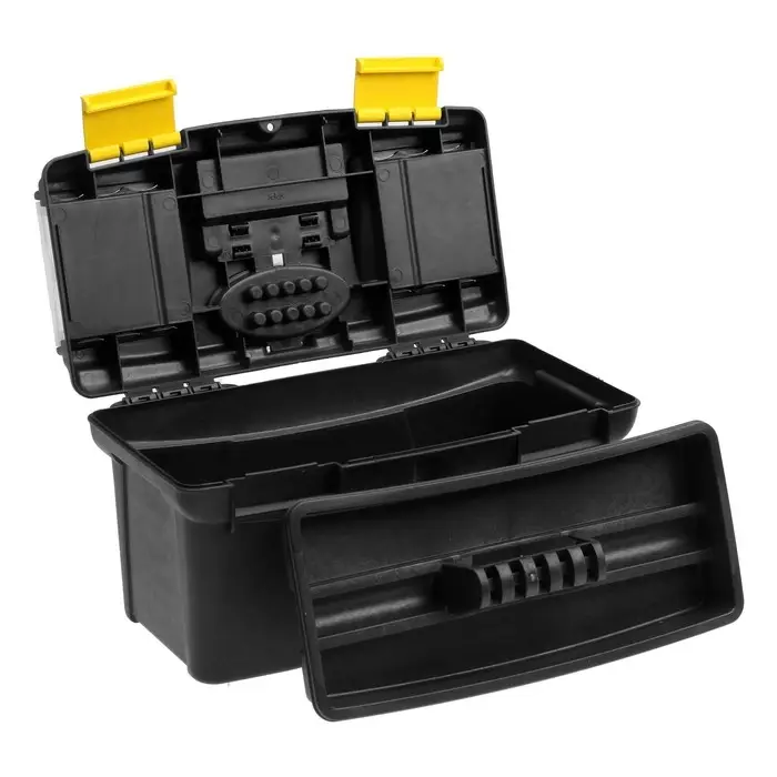 Ящик для инструмента ТУНДРА, 13", 320&times;175&times;160 мм, пластиковый, два органайзера