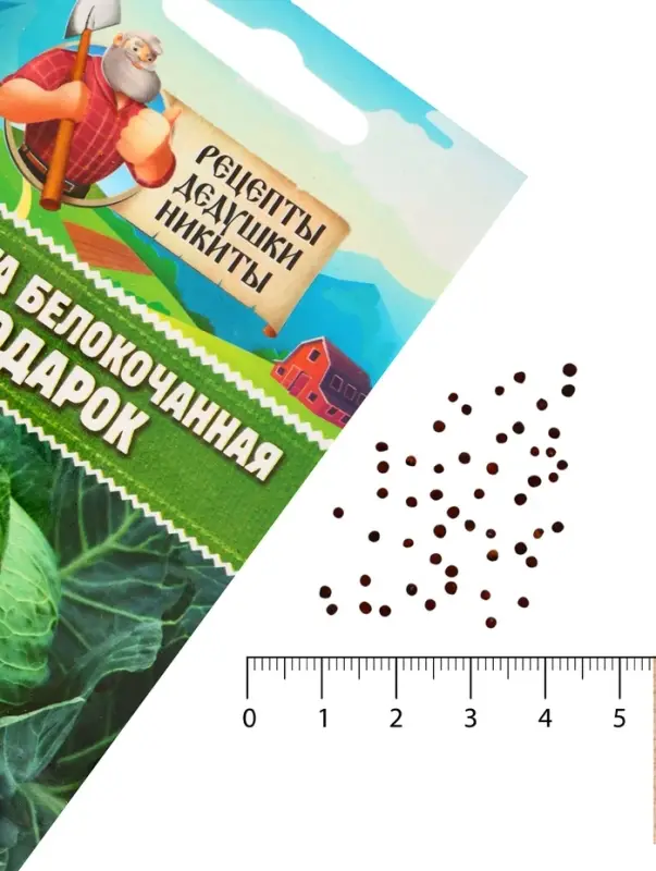 Семена Капуста белокочанная  Семена Капуста белокочанная "Подарок", 0,3 г