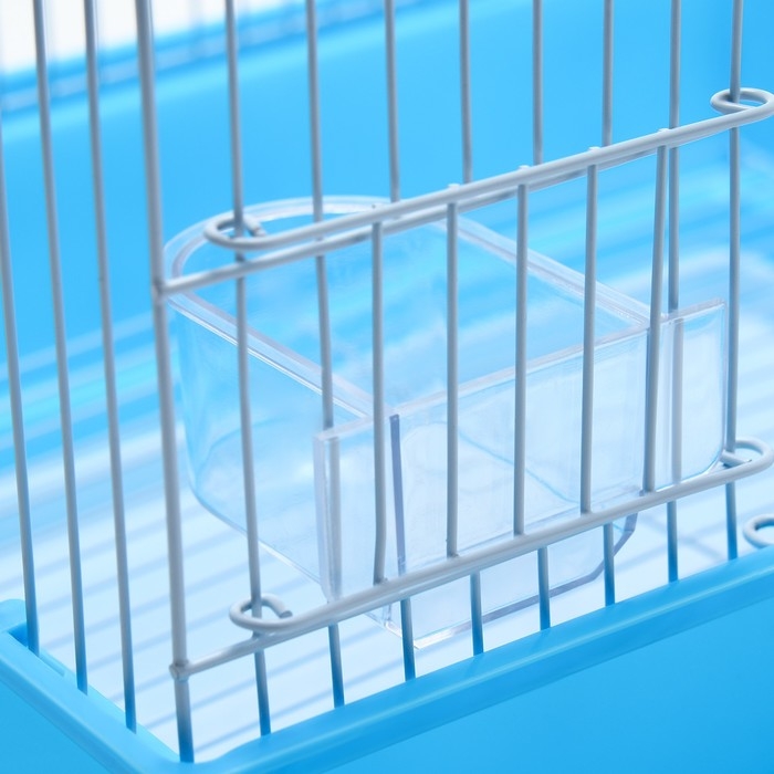 Клетка для птиц укомплектованная Bd-1/1d, 30 х 23 х 39 см, голубая Клетка для птиц укомплектованная Bd-1/1d, 30 х 23 х 39 см, голубая