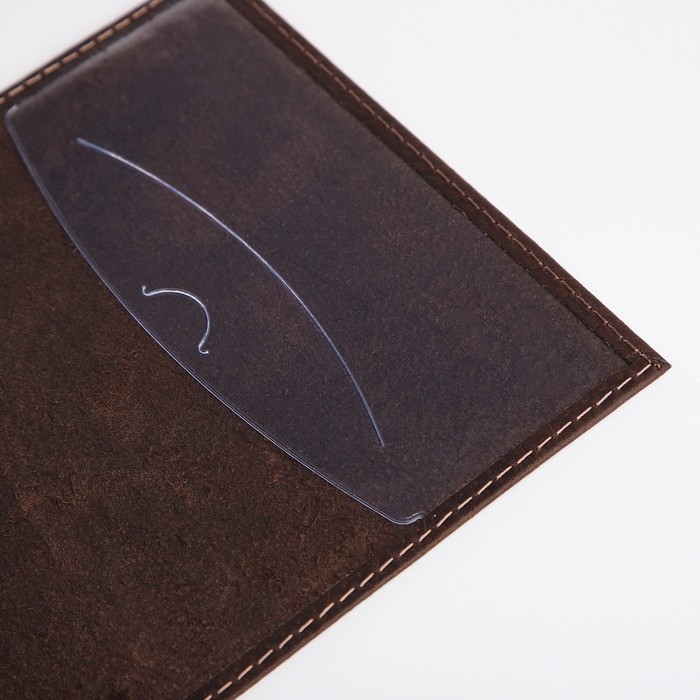 Обложка для паспорта, цвет коричневый Обложка для паспорта, цвет коричневый