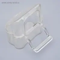 Кормушка для птиц, 6.7&times;6.2&times;8 см, внешняя, пластик, прозрачная