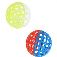 Бадминтон детский, 2 ракетки - 41.2&times;18.6 см, 2 мяча - d=5.5 см, МИКС