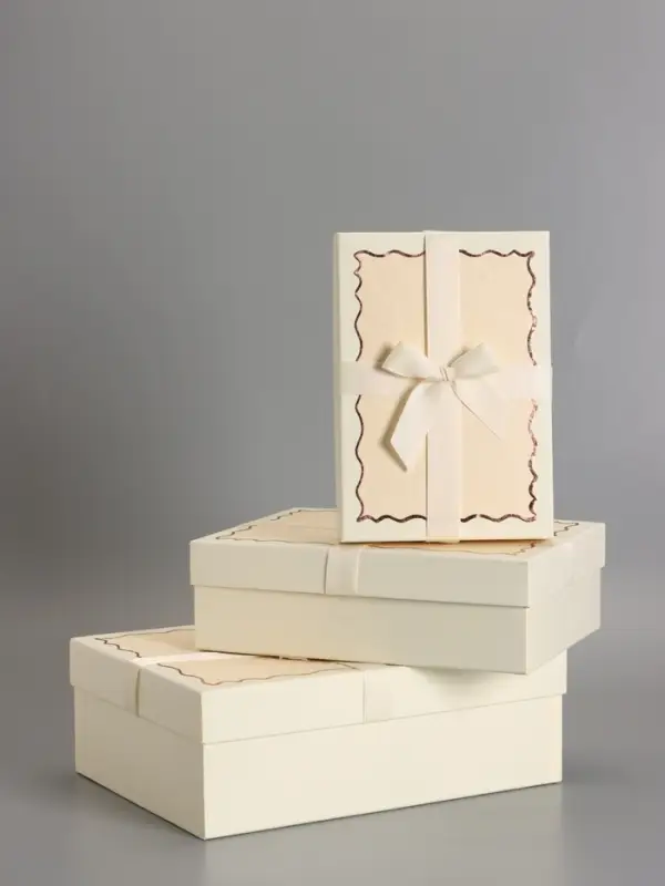 Наборок коробок 3 в 1 прямоугольные 33.5*25*11.5 29*21*9 24.5*17*6.5 см