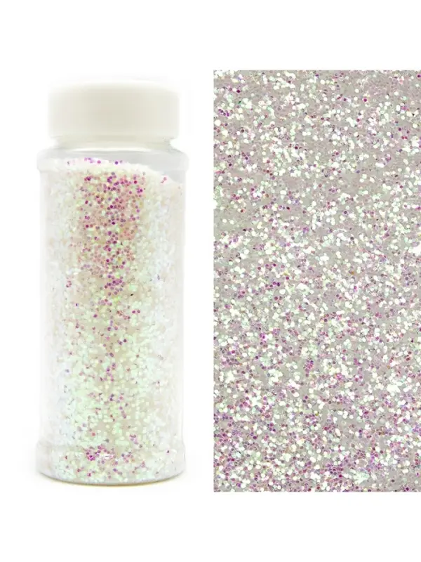 Конфетти «Шестиугольники» белые, голография, 0.1 см, 90 г