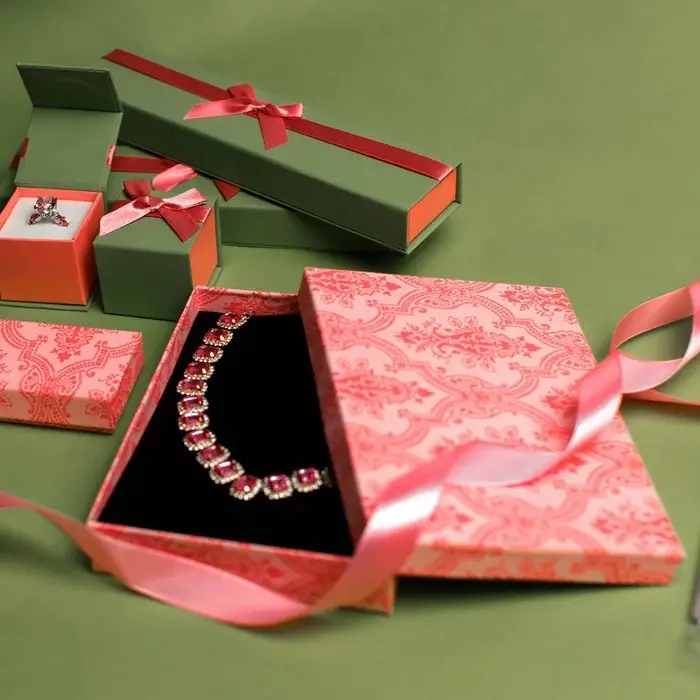 Набор короборчек подарочных 6 шт.  под набор "Узоры", 13*18, цвет МИКС (9901835)