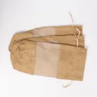 Льняной мешочек для хранения украшений, подарков, трав, 15&times;30 см, набор из 3 штук