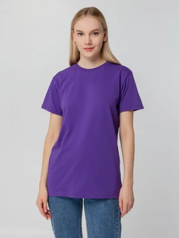 Футболка унисекс T-bolka 140, фиолетовая, размер S Футболка унисекс T-bolka 140, фиолетовая, размер S