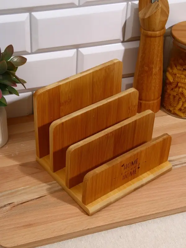 Подставка для разделочных досок "Home", 18×10 см, 3 отсека