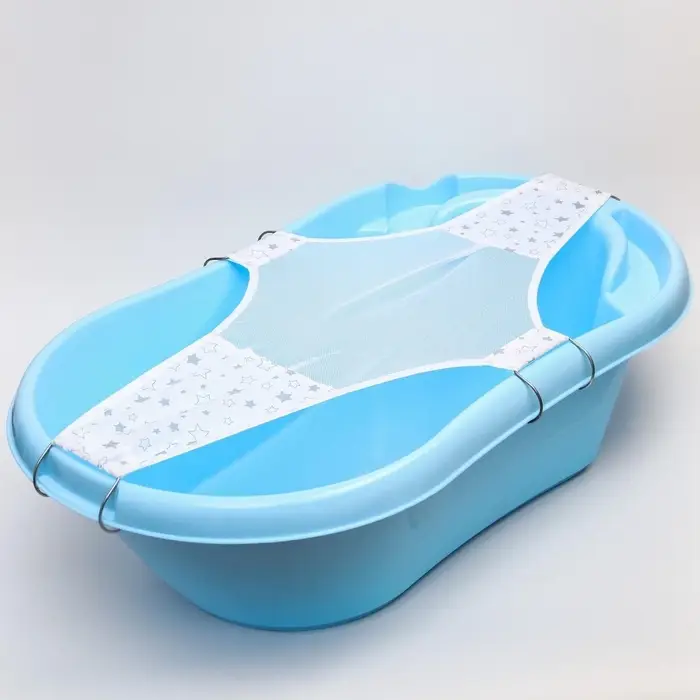 Гамак для купания новорожденных, сетка для ванночки детской, &laquo;Куп-куп&raquo; 80 см, Premium белый МИКС