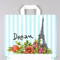 Пакет &laquo;За мечтой&raquo;, полиэтиленовый с петлевой ручкой, 38&times;34 + 3 см, 70 мкм