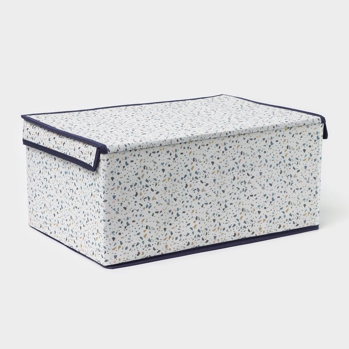 Короб для хранения Доляна «Мармелад», 45×30×20 см, цвет белый Короб для хранения Доляна «Мармелад», 45×30×20 см, цвет белый