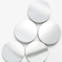 Зеркало настенное, круглое, акриловое, 5 шт., без рамы, d=14 см