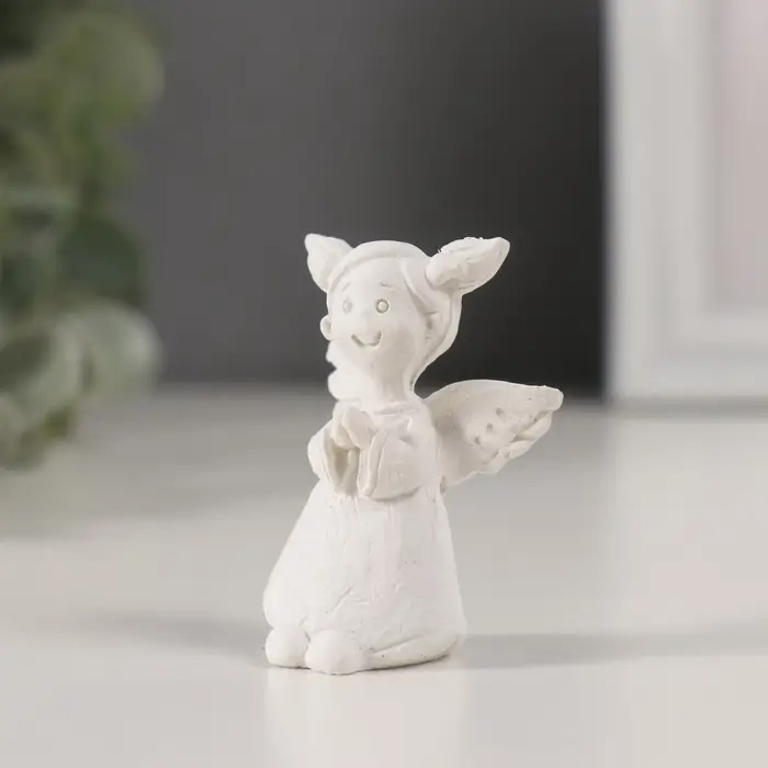 Фигурка полистоун &laquo;Девочка ангел с двумя хвостиками&raquo;, белый, 3.5&times;3&times;5.5 см, МИКС
