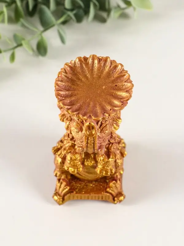 Подсвечник  Подсвечник "Слон" высота 12 см, бордо с позолотой