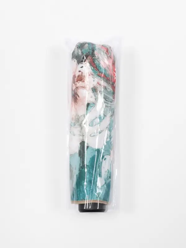 Зонт механический &laquo;Фауна&raquo;, эпонж, 4 сложения, 8 спиц, R=48/55 см, d=96 см, МИКС