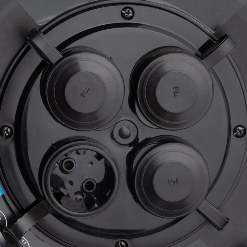 Удлинитель Topfort пласт. КГ 2x2,5 кв.мм 30м 16А 4 гнезда б/з.,с/загл.,IP44