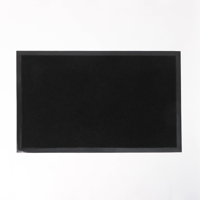 Коврик придверный влаговпитывающий Tuff, 80×50 см, цвет черный Коврик придверный влаговпитывающий Tuff, 80×50 см, цвет черный