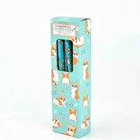 Ручка пластик пиши-стирай с колпачком "Корги", синяя паста, гелевая 0,5 мм Ручка пластик пиши-стирай с колпачком "Корги", синяя паста, гелевая 0,5 мм