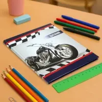 Дневник школьный для 1-11 классов, &laquo;Мотоцикл&raquo;, твёрдая обложка 7БЦ, глянцевая ламинация, 40 листов