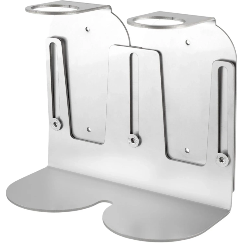 Держатель для флакона 300мл раздвижной двойной нерж