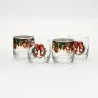 Стаканы &laquo;Новогодний&raquo;, 310 мл, подарочный набор 4 шт.