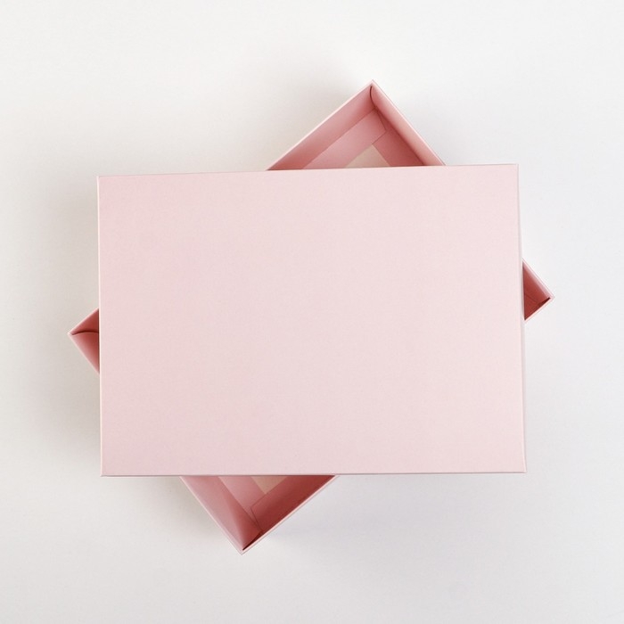 Коробка подарочная складная, упаковка, «Розовая», 21 х 15 х 7 см Коробка подарочная складная, упаковка, «Розовая», 21 х 15 х 7 см