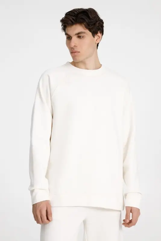 Свитшот унисекс S1, молочно-белый, размер XS/S Свитшот унисекс S1, молочно-белый, размер XS/S