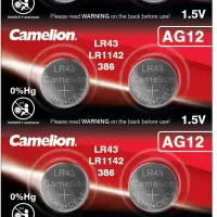 Батарейка Camelion G12/LR1142/LR43/386A/186 BL10 Alkaline 1.5V (10/100/3600)
