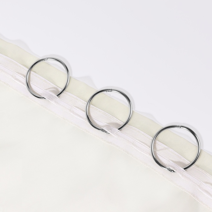 Кольцо для карниза, разъёмное, d = 38/44 мм, 10 шт, цвет серебряный Кольцо для карниза, разъёмное, d = 38/44 мм, 10 шт, цвет серебряный