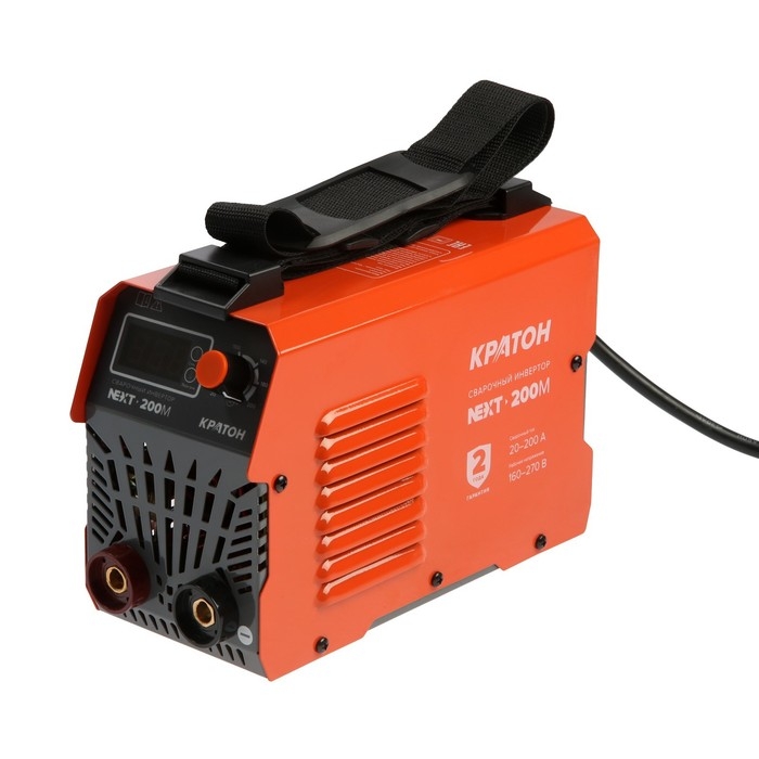Инвертор сварочный Кратон NEXT-200М, 7.7 кВт, 20-200 А, d=1.6-5 мм, ПВ 70 % Инвертор сварочный Кратон NEXT-200М, 7.7 кВт, 20-200 А, d=1.6-5 мм, ПВ 70 %