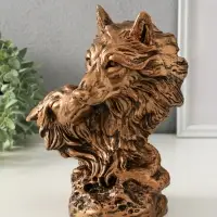 Копилка "Волки (пара)" 14х26 см, бронза Копилка "Волки (пара)" 14х26 см, бронза