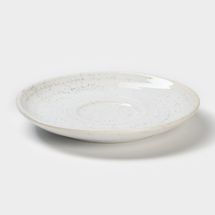 Блюдце фарфоровое Magistro Urban, d=14,2 см, цвет белый Блюдце фарфоровое Magistro Urban, d=14,2 см, цвет белый