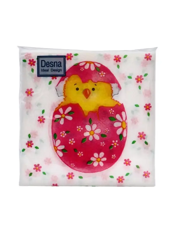 Салфетки пасхальные бумажные &laquo;Сюрприз&raquo;, 1 слой, 24&times;24 см, 40 шт