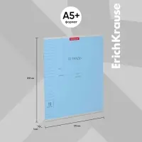 Тетрадь 18 листов в линейку, ErichKrause «Классика» обложка мелованный картон, МИКС