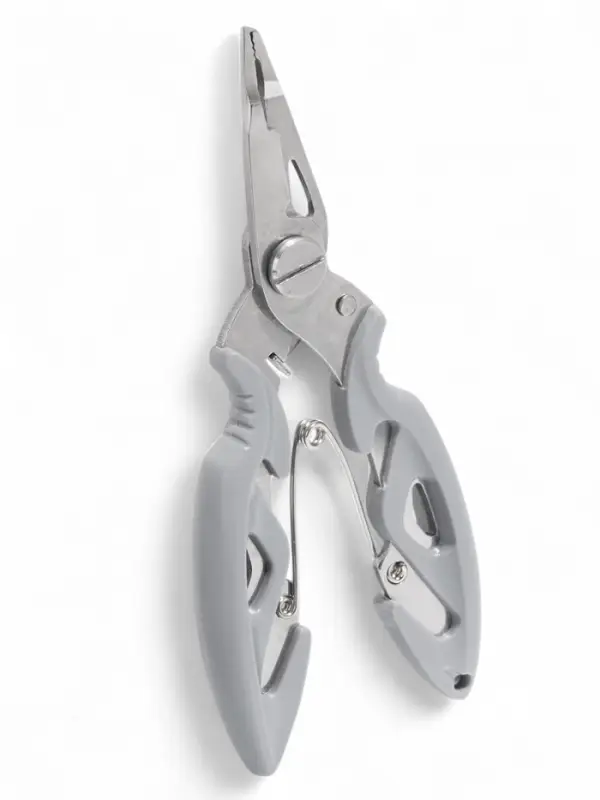 Мультитул 3в1 рыболовный, серый 12 см