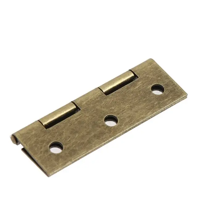 Петля накладная ТУНДРА, 60×37×0.9 мм, цвет бронза, 2 шт. Петля накладная ТУНДРА, 60×37×0.9 мм, цвет бронза, 2 шт.