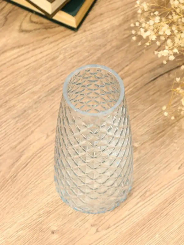 Ваза стекло настольная  Ваза стекло настольная "Иви" 21,5х9,5х6,5 см, прозрачный