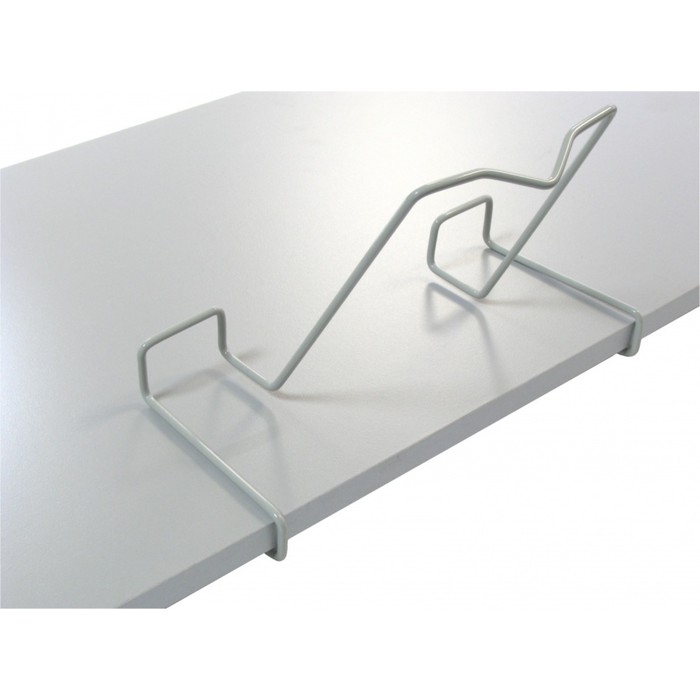 Подставка для книг, металлическая, для парт толщиной до 20 мм, серая Подставка для книг, металлическая, для парт толщиной до 20 мм, серая