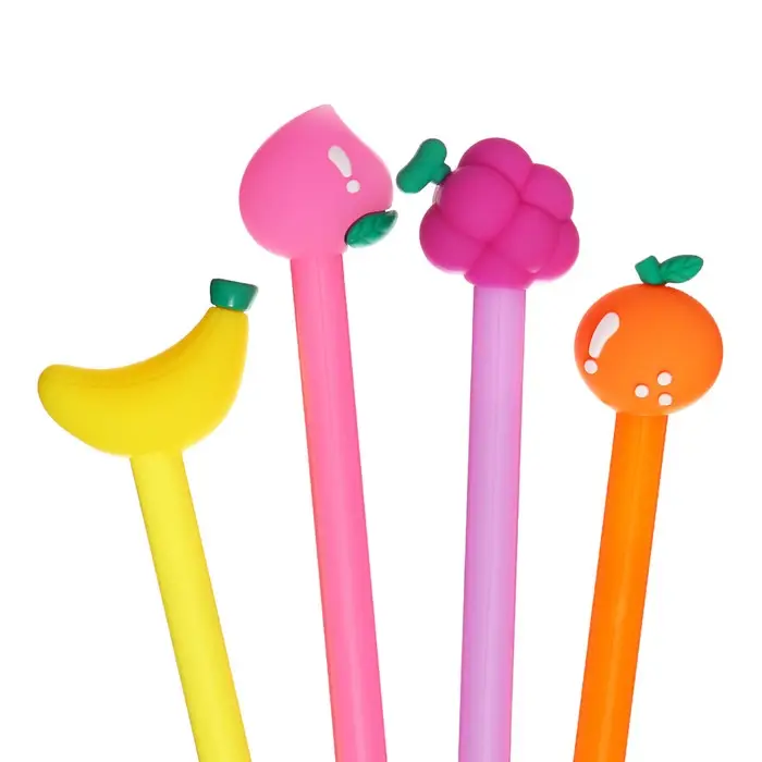 Ручка - прикол гелевая «Фрукты/ягоды» МИКС Ручка - прикол гелевая «Фрукты/ягоды» МИКС