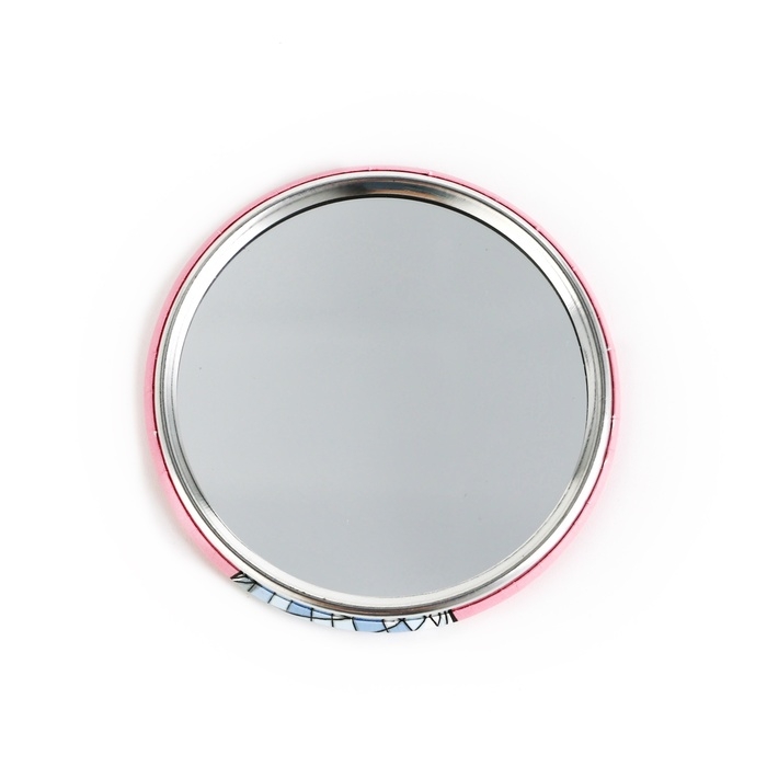 Зеркало карманное новогоднее «Новый год: Зеленая змейка», диам.7 см Зеркало карманное новогоднее «Новый год: Зеленая змейка», диам.7 см