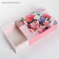 Коробка кондитерская, упаковка «LOVE» , 20 х 15 х 5 см