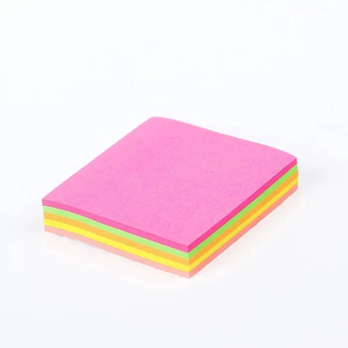 Блок с липким краем, Calligrata, 51&times;51 мм, 100 листов, 5 цветов, МИКС