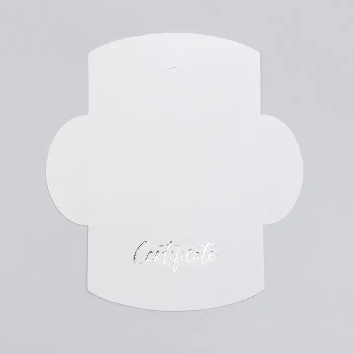 Конверт для подарочного сертификата, с тиснением, слоновая кость, 10.5×7