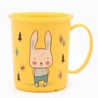 Кружка детская с декорм 180мл., цвет Желтый