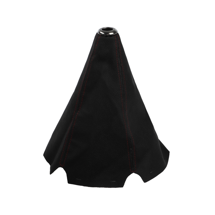 Кожух рычага КПП, кожа PU, универсальный, черный Кожух рычага КПП, кожа PU, универсальный, черный