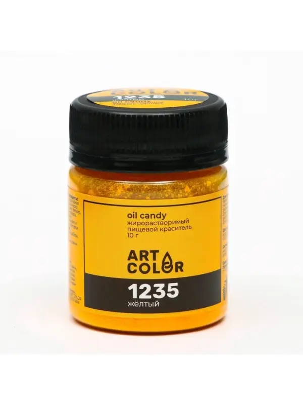 Сухой краситель Art color Oil Candy Желтый 10 г