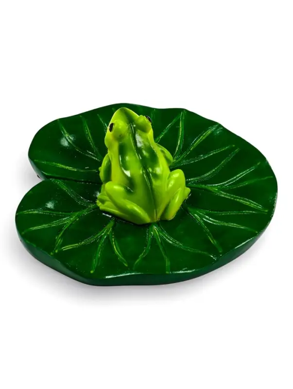 Садовая фигура из полистоуна &laquo;Лягушка&raquo;, 10&times;11&times;6 см, плавающая