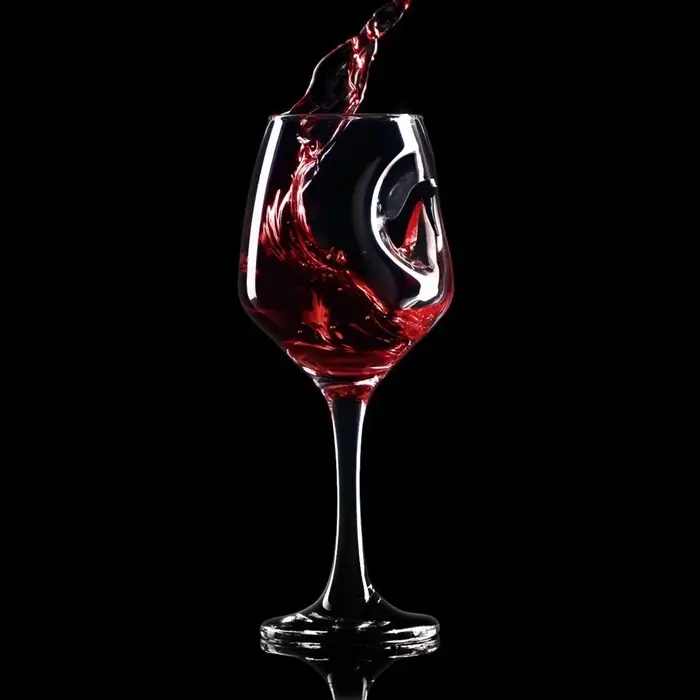 Бокал для вина с туфелькой &laquo;Лабутен&raquo;, 350 мл