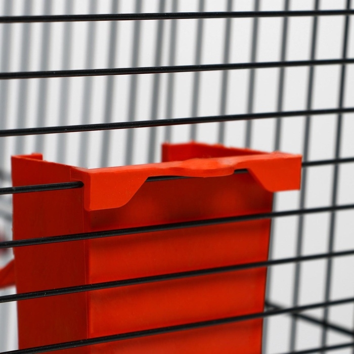 Клетка для попугая Клетка для попугая "Фиона", 3 яруса, 48 х 38 х 53 см, микс цветов