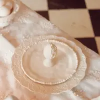 Тарелка Garden rose, d=26 см, фарфор, белая